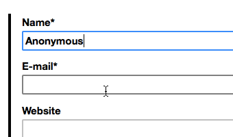 コメント投稿フォーム